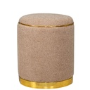 Pouf alliance bouclé