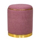 Pouf alliance bouclé