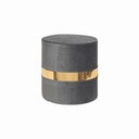 Pouf bande doré