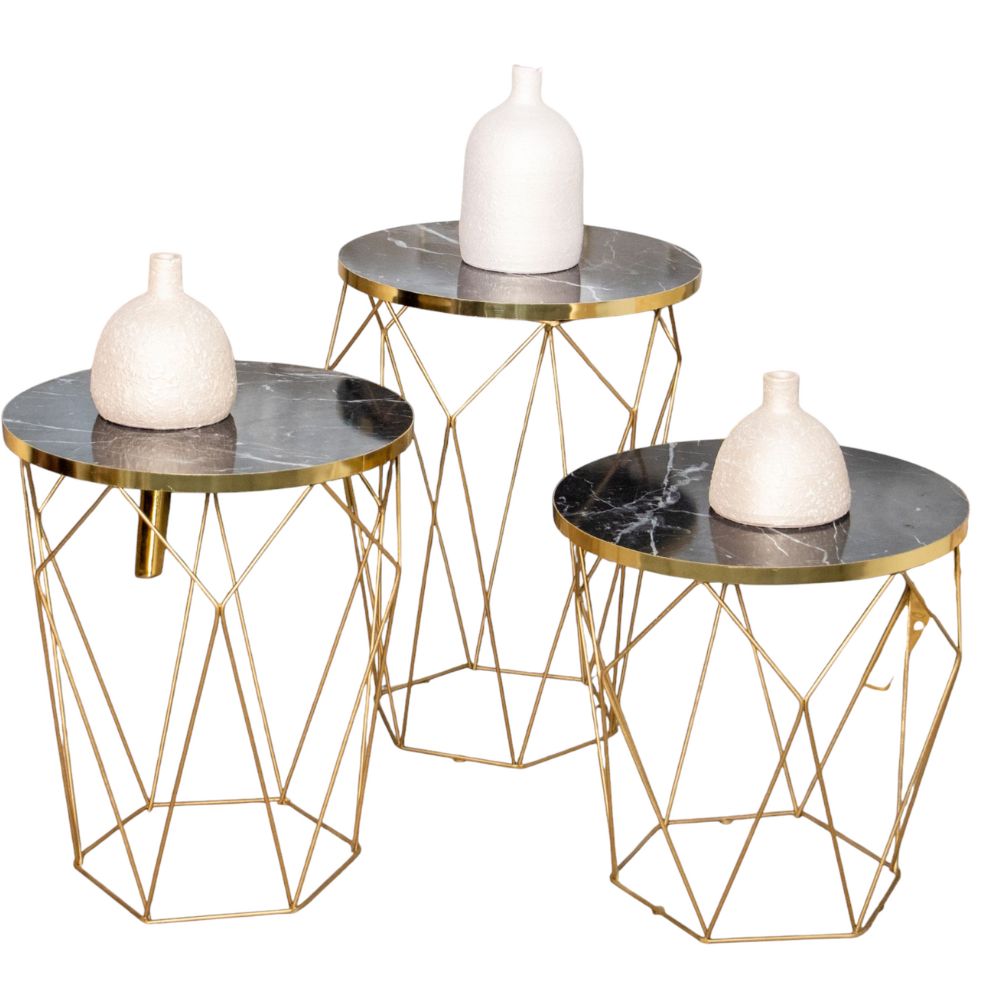3 Table salon crystale