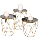 3 Table salon crystale