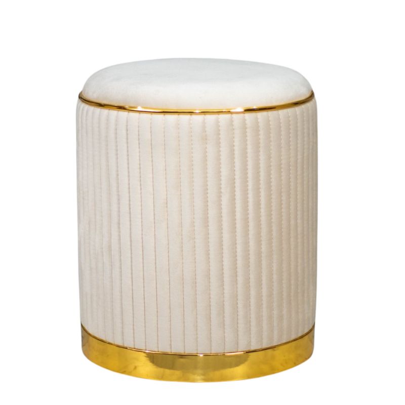 Pouf alliance matelassé