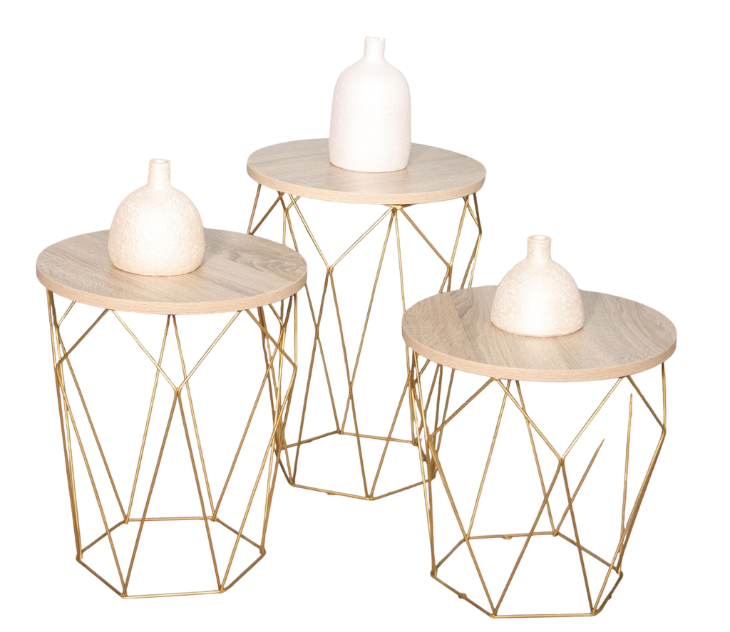 3 Table salon crystale